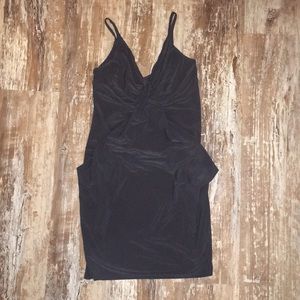 Gunmetal Grey Bodycon Club Mini Dress